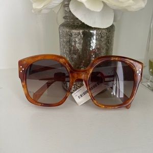 Celine Tortoishell Oversize Sunglasses BRAND NEW WITH TAGS